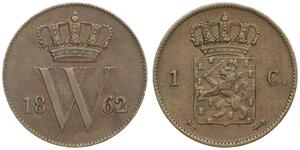 1 Cent Regno dei Paesi Bassi (1815 - )  