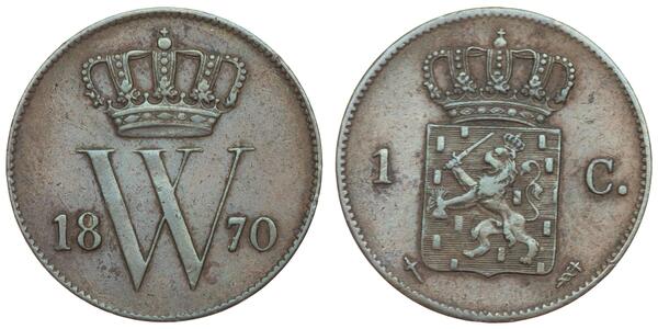 1 Cent Regno dei Paesi Bassi (1815 - )  