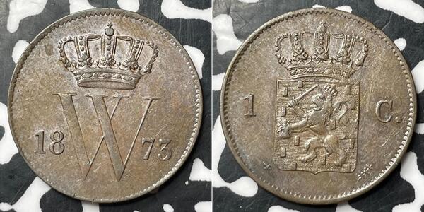 1 Cent Regno dei Paesi Bassi (1815 - )  