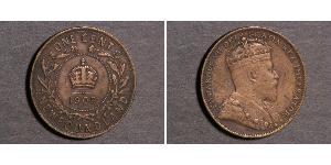 1 Cent Terranova e Labrador  Edoardo VII (1841-1910)