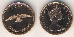 1 Cent 加拿大  伊丽莎白二世 (1926-2022)