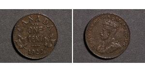 1 Cent 加拿大  乔治五世  (1865-1936)