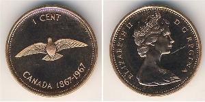 1 Cent 加拿大  伊丽莎白二世 (1926-2022)