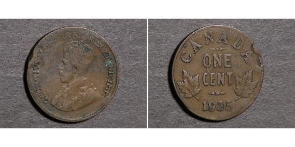 1 Cent 加拿大  乔治五世  (1865-1936)