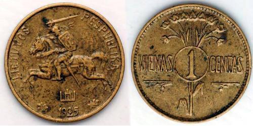 1 Cent 立陶宛  