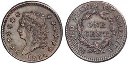 1 Цент США (1776 - ) Медь 