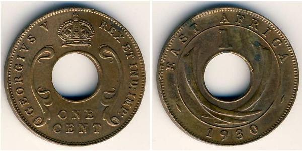 1 Cent East Africa 銅 