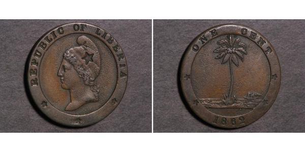1 Cent Liberia 銅 