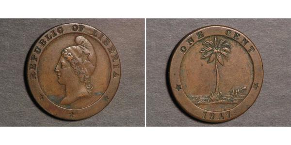 1 Cent Liberia 銅 
