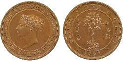 1 Cent Sri Lanka/Ceylon 銅 维多利亚 (英国君主)