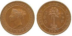 1 Cent Sri Lanka/Ceylon 銅 维多利亚 (英国君主)
