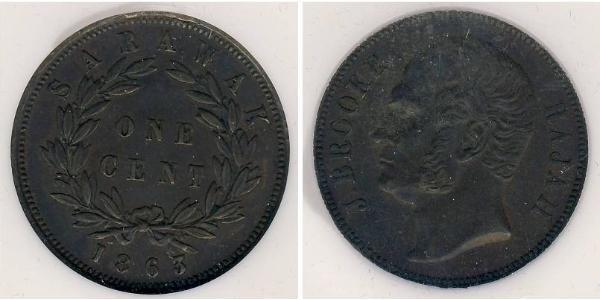 1 Cent 砂拉越 銅 