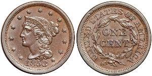 1 Cent 美利堅合眾國 (1776 - ) 銅 