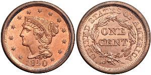 1 Cent 美利堅合眾國 (1776 - ) 銅 