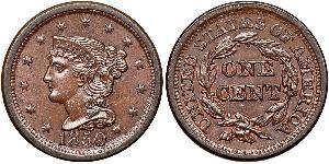 1 Cent 美利堅合眾國 (1776 - ) 銅 