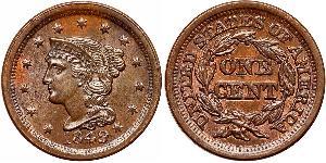 1 Cent 美利堅合眾國 (1776 - ) 銅 