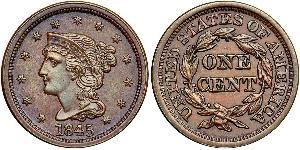 1 Cent 美利堅合眾國 (1776 - ) 銅 