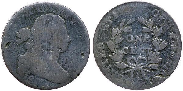 1 Cent 美利堅合眾國 (1776 - ) 銅 