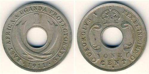 1 Cent East Africa 銅/镍 