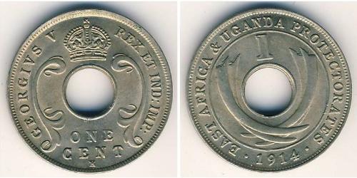 1 Cent East Africa 銅/镍 