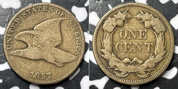 1 Cent 美利堅合眾國 (1776 - ) 銅/镍 
