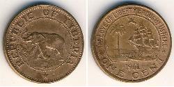 1 Cent Liberia 青铜 