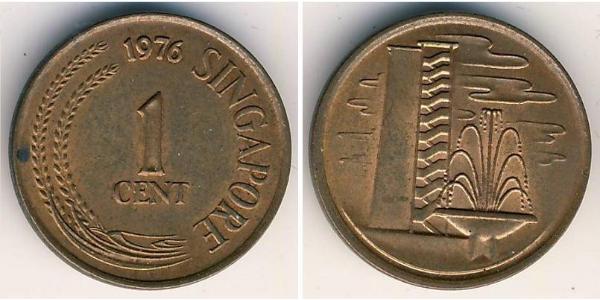 1 Cent Singapore 青铜 