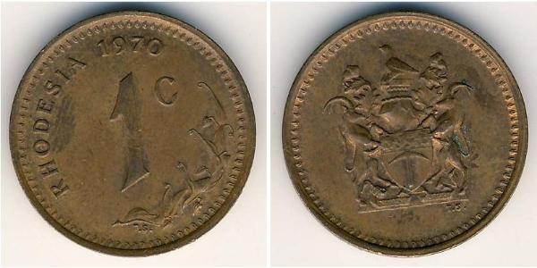 1 Cent 南羅德西亞 青铜 