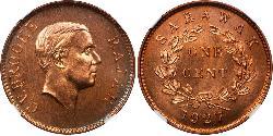 1 Cent 砂拉越 青铜 