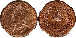 1 Cent 紐芬蘭與拉布拉多 青铜 乔治五世  (1865-1936)