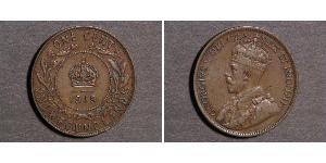 1 Cent 紐芬蘭與拉布拉多 青铜 乔治五世  (1865-1936)