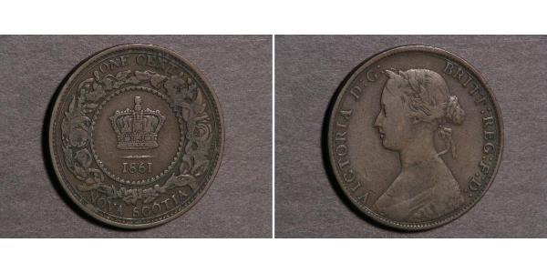 1 Cent 紐芬蘭與拉布拉多 青铜 维多利亚 (英国君主)