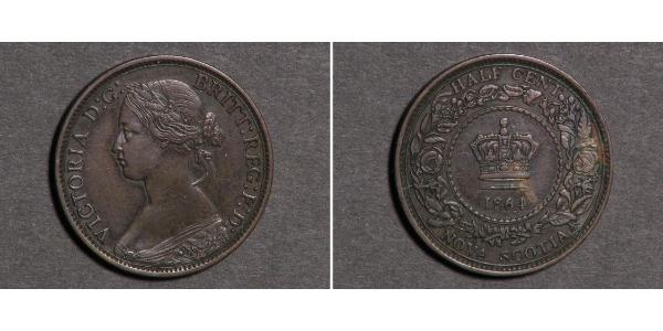 1 Cent 紐芬蘭與拉布拉多 青铜 维多利亚 (英国君主)