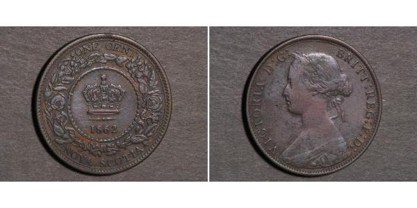 1 Cent 紐芬蘭與拉布拉多 青铜 维多利亚 (英国君主)