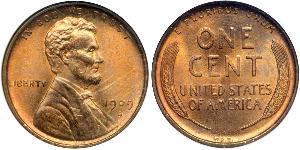 1 Cent 美利堅合眾國 (1776 - ) 青铜 亚伯拉罕·林肯