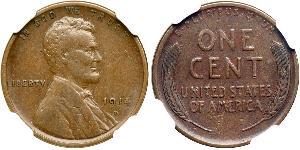 1 Cent 美利堅合眾國 (1776 - ) 青铜 亚伯拉罕·林肯