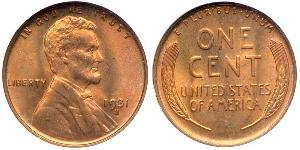 1 Cent 美利堅合眾國 (1776 - ) 青铜 亚伯拉罕·林肯