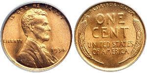 1 Cent 美利堅合眾國 (1776 - ) 青铜 亚伯拉罕·林肯
