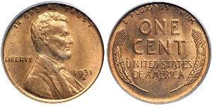 1 Cent 美利堅合眾國 (1776 - ) 青铜 亚伯拉罕·林肯