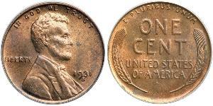 1 Cent 美利堅合眾國 (1776 - ) 青铜 亚伯拉罕·林肯