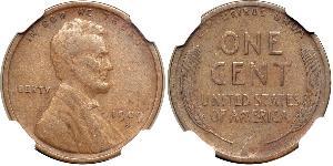 1 Cent 美利堅合眾國 (1776 - ) 青铜 亚伯拉罕·林肯