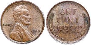 1 Cent 美利堅合眾國 (1776 - ) 青铜 亚伯拉罕·林肯
