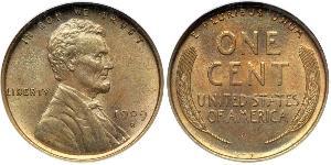 1 Cent 美利堅合眾國 (1776 - ) 青铜 亚伯拉罕·林肯