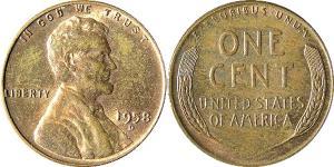 1 Cent 美利堅合眾國 (1776 - ) 青铜 亚伯拉罕·林肯