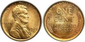 1 Cent 美利堅合眾國 (1776 - ) 青铜 亚伯拉罕·林肯