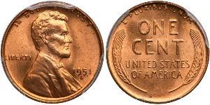 1 Cent 美利堅合眾國 (1776 - ) 青铜 亚伯拉罕·林肯