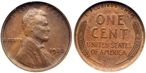 1 Cent 美利堅合眾國 (1776 - ) 青铜 亚伯拉罕·林肯