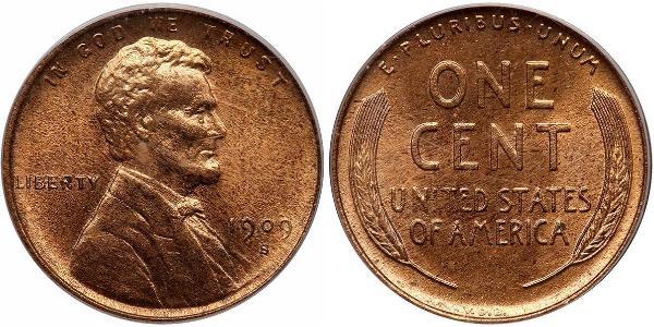 1 Cent 美利堅合眾國 (1776 - ) 青铜 亚伯拉罕·林肯