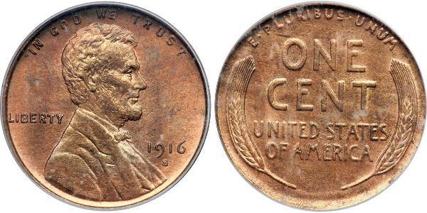 1 Cent 美利堅合眾國 (1776 - ) 青铜 亚伯拉罕·林肯