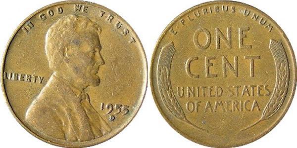 1 Cent 美利堅合眾國 (1776 - ) 青铜 亚伯拉罕·林肯